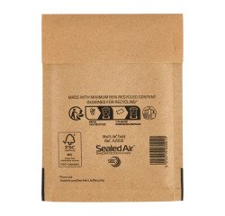 Mail Lite Padded Envelopes A/000 110 (W) x 160 (H) mm Peel and Seal Gold Pack of 10