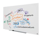 Lavagna magnetica in vetro Nobo bianco 126 x 71 cm