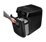 Distruggidocumenti Fellowes Automax 200M, taglio a microframmento, 200 fogli, nero