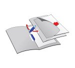 Cartellina con clip dorso Swingclip 3 cm 22,4x31cm