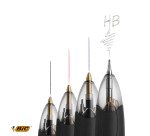 Penna a sfera a scatto BIC 4 Colori Multifunzione 3+1 portamine HB 0,7mm, nero blu rosso,1mm