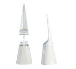 Scopino e portascopino Mar Plast 15 x 15 x 49 cm Bianco