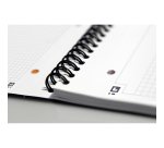 Oxford International A4+ Assorted Poly Cover Notebook Squared 80 Sheets