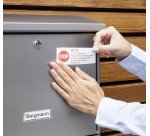 Etichette Avery resistenti in poliestere bianco 99,1x42,3mm, 12 etichette per foglio, adesivo permanente, laser, 20 fogli