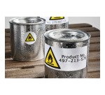 Etichette Avery resistenti in poliestere bianco 99,1x42,3mm, 12 etichette per foglio, adesivo permanente, laser, 20 fogli