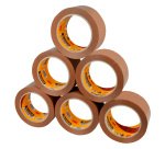 Scotch Packaging Tape Heavy 50mm x 66m Brown 6 Rolls