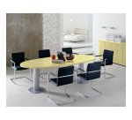 Tavolo riunioni Ovale Miami l 240 x p 110 x h 73.5 cm