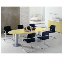 Tavolo riunioni Ovale Miami l 240 x p 110 x h 73.5 cm
