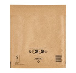 Mail Lite Padded Envelopes E/2 220 (W) x 260 (H) mm Peel and Seal Gold Pack of 10