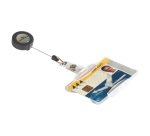 Durable Portabadge Con Chiocciola Yo-Yo Per 1 Tessera 54X87 Mm Trasparente 10 Unità