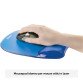 Poggiapolsi per mouse Fellowes Crystal Gel Blu