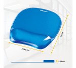 Fellowes Crystal Gel Mouse Pad Blue