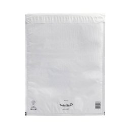 Buste imbottite Sealed Air K/7 - 35 X 47 cm - 79 g/m² bianco senza finestra chiusura autoadesiva - 50 unità