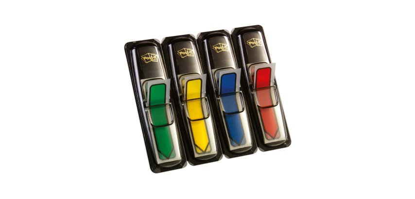 Post-it Index Flags Arrow 684-ARR3 11.9 x 43.2 mm Assorted 24 x 4 Pack