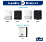 Tork Hand Towels Without feather edge White 2 Ply 290067 6 Rolls of 625 Sheets