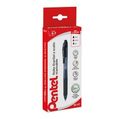Penna roller Pentel Energel X Tratto 0.35 mm colori assortiti 3 unità