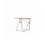 Folding Desk Home Office Desk Oak chipboard / steel White LV6  800 x 670 x 760mm