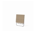 Folding Desk Home Office Desk Oak chipboard / steel White LV6  800 x 670 x 760mm