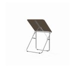 Folding Desk Home Office Desk Oak chipboard / steel White LV6  800 x 670 x 760mm