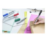 BIC Marking Fine 1445 Permanent Marker Broad Bullet 1 mm Black Pack of 12