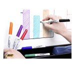 BIC 1741 Whiteboard Marker Medium Bullet Black Pack of 12