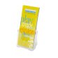 Portadepliant a scomparto unico Single 1/3 A4 trasparente acrilico 11,3 x 8 x 20,7 cm