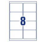 Avery LR7165-100 Recycled Address Labels 99.1 x 67.7 mm White 100 Sheets of 8 Labels