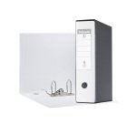 Registratore protocollo dorso 8 cm bianco Eurofile Esselte in confezione convenienza 11+1 in omaggio