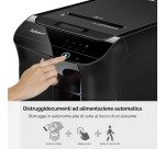 Distruggidocumenti Fellowes Automax 550C, taglio a frammento, 550 fogli, nero