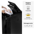 Distruggidocumenti Fellowes Automax 550C, taglio a frammento, 550 fogli, nero