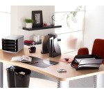 CEP Bin Ellypse OWA Plastic, PP 15L Black 25.1 x 31.8 x 38 cm