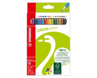 Matite colorate STABILO Greencolors Assortiti 18 unità