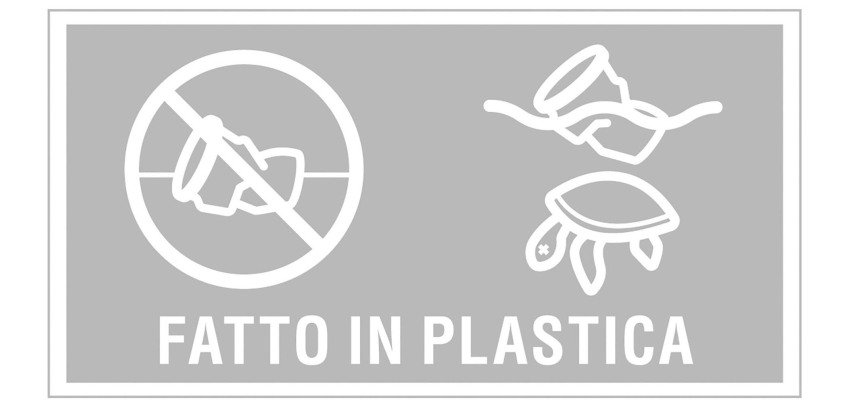 Bicchieri caffè in plastica DOpla 80 cc bianco 100 unità