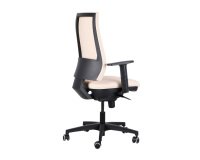 Sedia "ERA FONO" con schienale in fonoassorbenza colore crema