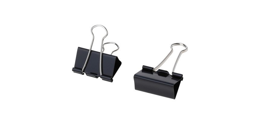 Paper clip springs Molho Leone 41 mm Black 12 units