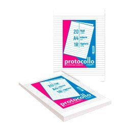 Paper PROTOCOL White Assorted A4 2.1 x 2.97 cm 200 pieces of 100 sheets