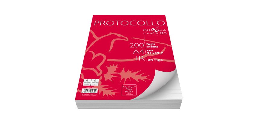 Paper PROTOCOL White Assorted A4 2.1 x 2.97 cm 200 pieces of 100 sheets