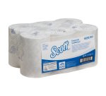 Scott Essential Slimroll Hand Towels Rolled White 1 Ply 6695 6 Rolls of 190 m