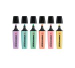 STABILO BOSS ORIGINAL Highlighter Assorted Medium Chisel 2-5 mm Refillable Pack of 6