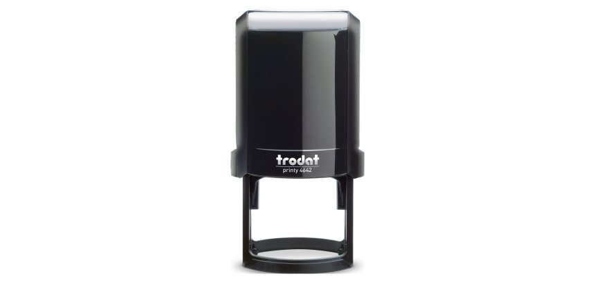 Timbro Trodat Printy 4642 personalizzato Ø42 mm max 9 righe nero