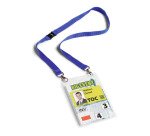 DURABLE Badge Holder 852507 Blue 20 mm 10 Pieces