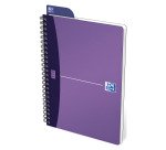 Oxford Office Urban Mix A5 Wirebound Assorted Poly Cover Notebook Squared 90 Sheets