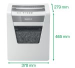 Distruggidocumenti a frammenti Leitz P5 Micro taglio livello di sicurezza p-5 10 fogli