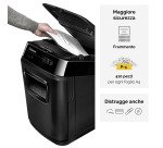 Distruggidocumenti Fellowes Automax 200C, taglio a frammento, 200 fogli, nero