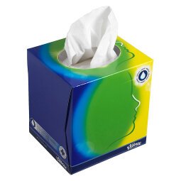 Kleenex Balsam Facial Tissues Cube 3 Ply 56 Sheets