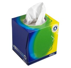 Kleenex Balsam Facial Tissues Cube 3 Ply 56 Sheets
