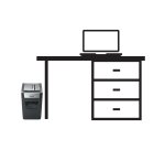 Distruggidocumenti Rexel Momentum X410-SL Slim - taglio a frammenti - livello di sicurezza P4