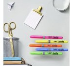 Evidenziatore BIC a scalpello Highlighter grip giallo 12 pezzi