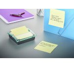 Post-it Z-Notes Millenium Dispenser Black with Super Sticky Lined Z-Notes 101 x 101 mm 90 sheets