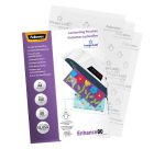 Buste Pouches per plastificazione Fellowes A4 80 micron finitura lucida in conf. da100 pz